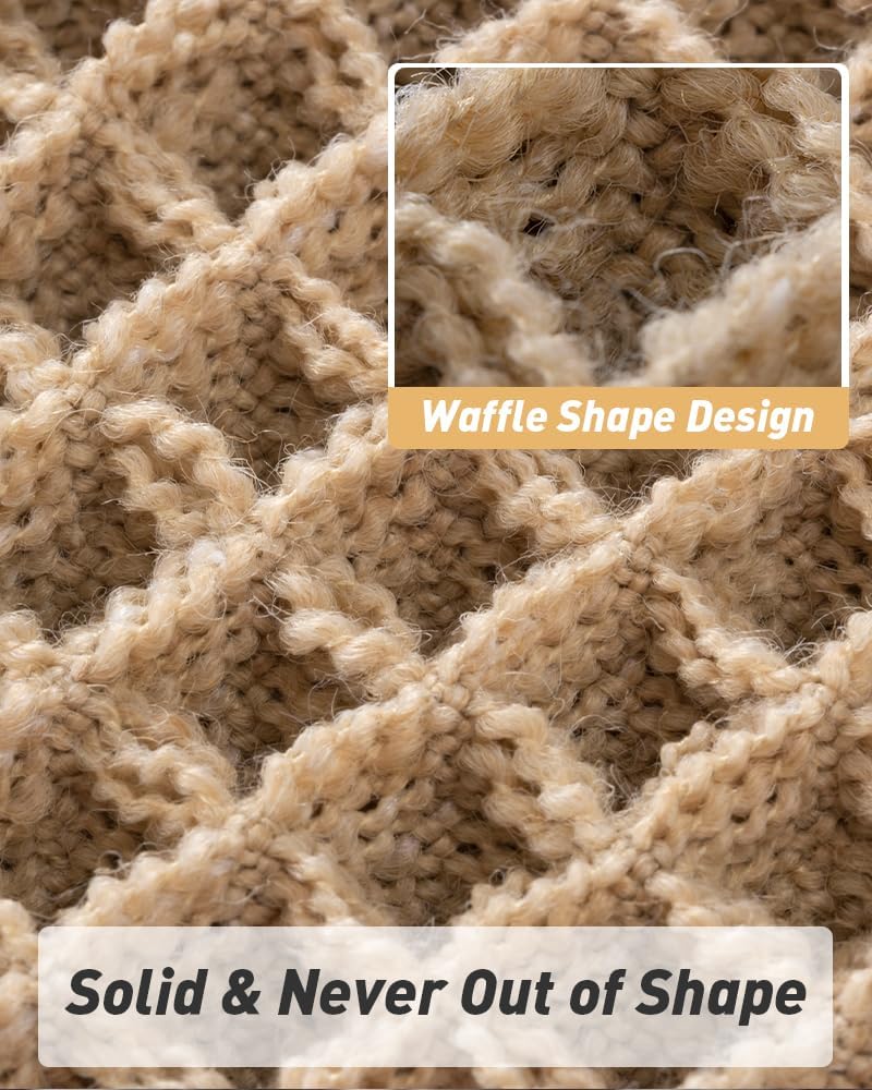 Waffle Bath Mat Ultra Absorbent Non Slip