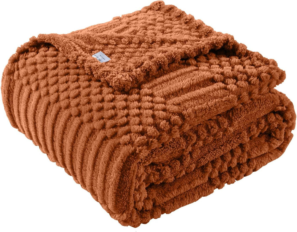 Soft and Fluffy Fleece Throw Blanket
