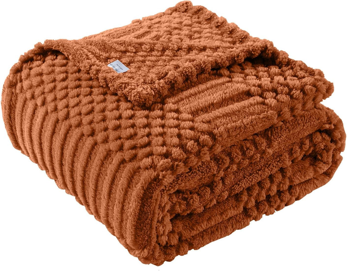 Soft and Fluffy Fleece Throw Blanket